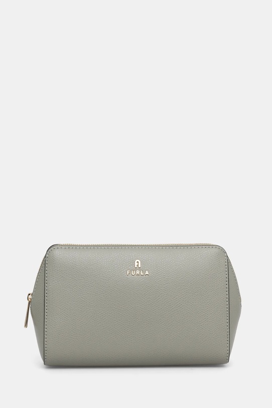 Шкіряна косметичка Furla зелений WE00618.ARE000.AG700