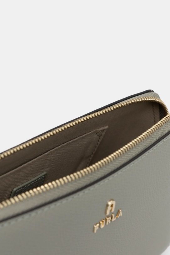 Шкіряна косметичка Furla зелений WE00618.ARE000.AG700