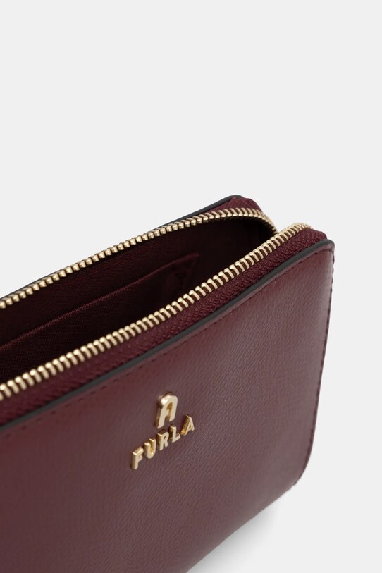 Кожаная косметичка Furla бордо WE00449.ARE000.26700
