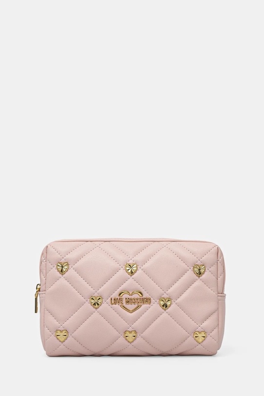 Kozmetička torbica Love Moschino natpis roza JC5300PP1