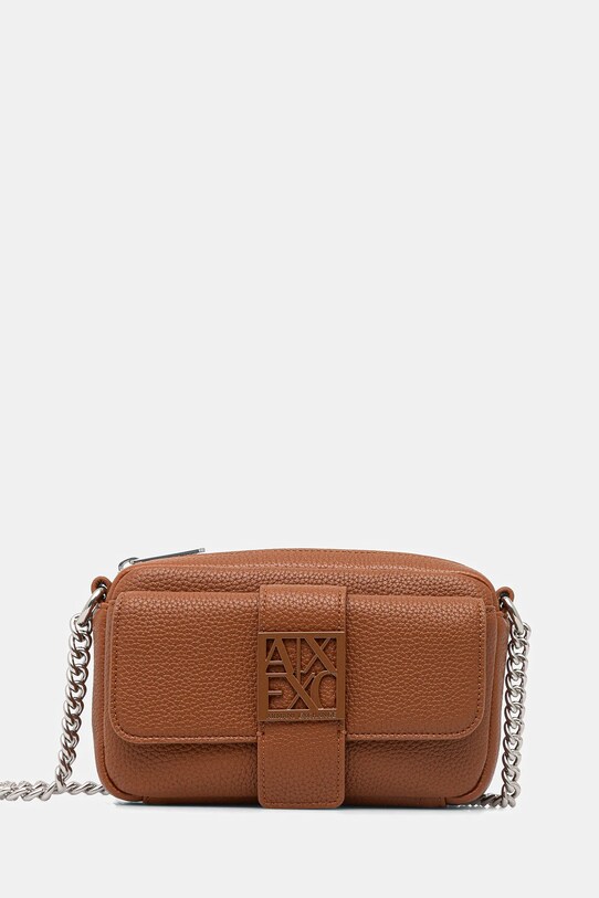Armani Exchange torebka nie mieści A4 brązowy XW000324.AF11902