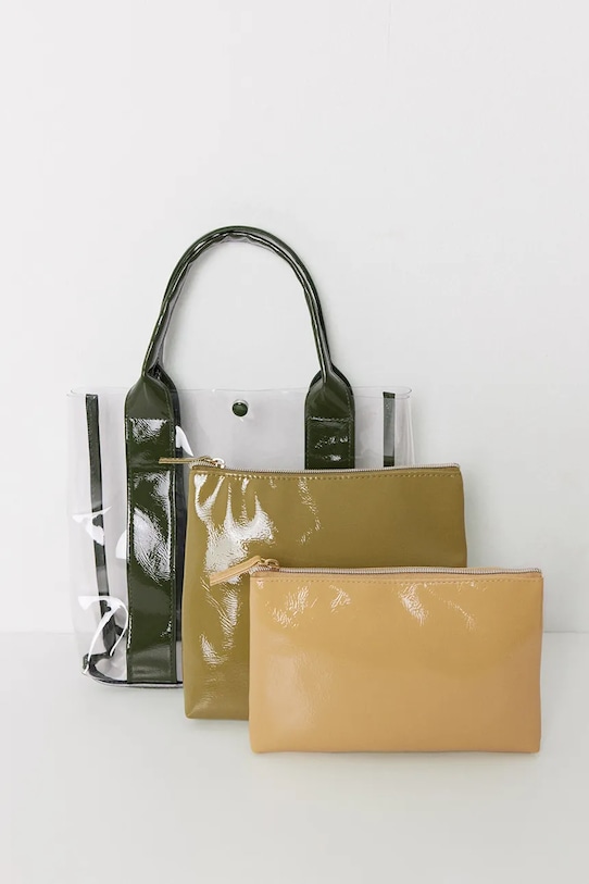 Комплект косметичек women'secret MIX AND MATCH LOVE ACTUALLY 3 шт 4848830 зелёный