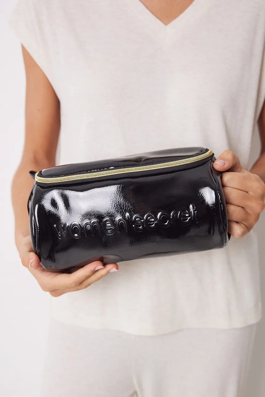 Kozmetická taška women'secret DAILY FROSTED 4848838 čierna