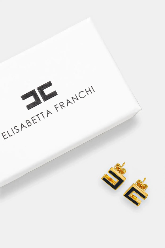 Elisabetta Franchi cercei negru OR47K51E2