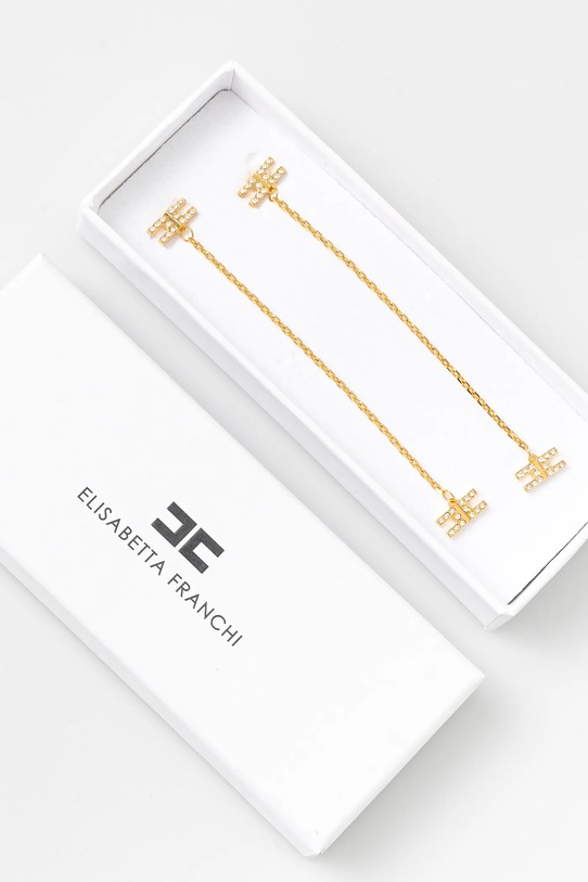 Naušnice Elisabetta Franchi zlatna OR50K51E2