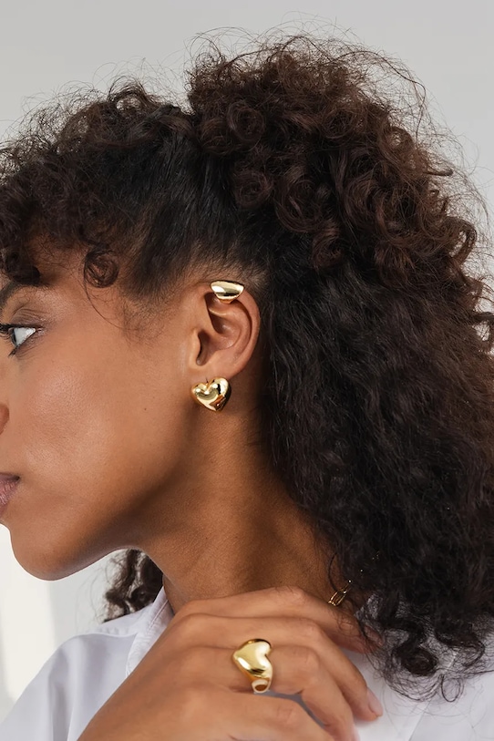 Аксесоари Позлатена обица ANIA KRUK VINTAGE MRUKM2670Z злато