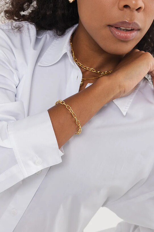 Позолоченный браслет ANIA KRUK VINTAGE золотой MRUAM2690Z