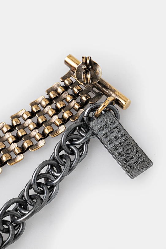 MM6 Maison Margiela kolczyki SM6VG0093 żółty SS25