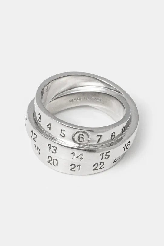 Δαχτυλίδι MM6 Maison Margiela ασημί SM6UQ0073