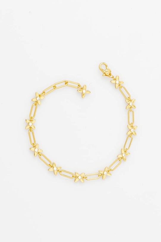 Narukvica Kate Spade cirkonij zlatna KG329