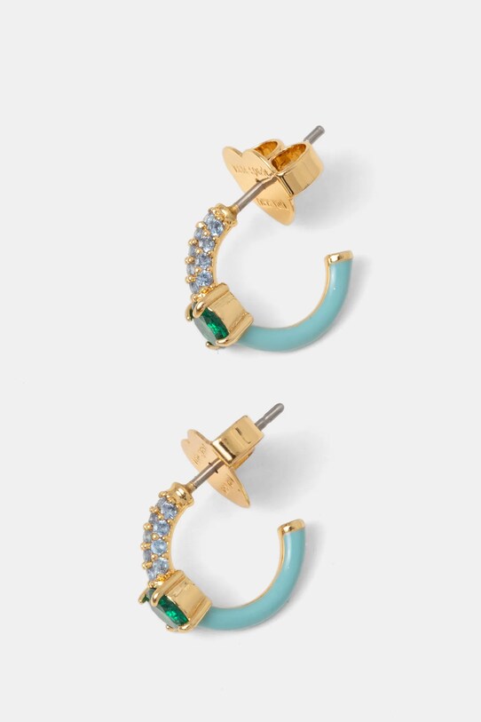Сережки Kate Spade циркон золотий KK452