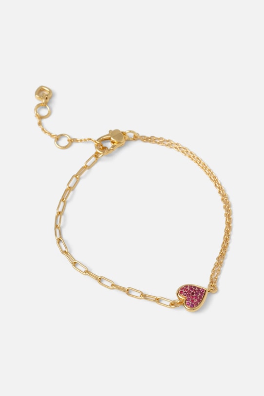 Браслет Kate Spade циркон золотий KK469