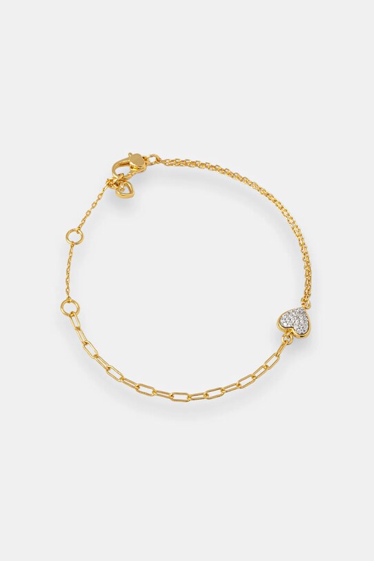 Браслет Kate Spade циркон золотой KK470