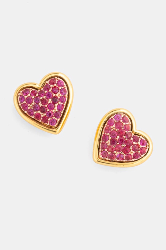 Сережки Kate Spade циркон золотий KK476