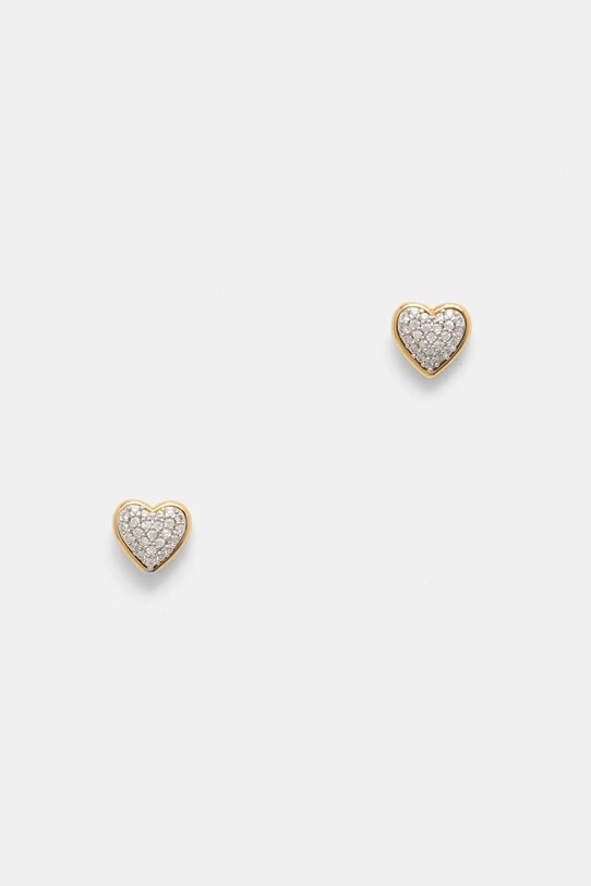 Сережки Kate Spade циркон золотий KK477