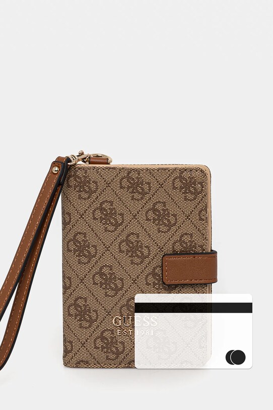 Чохол для паспорта та багажна бирка Guess Orlina TWX953.10370