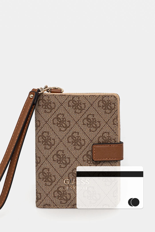 Guess husă pentru pașaport și etichetă pentru bagaj ORLINA TWX953.10370