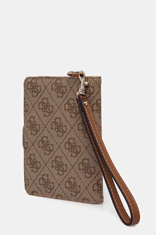 Guess husă pentru pașaport și etichetă pentru bagaj ORLINA TWX953.10370 maro SS25