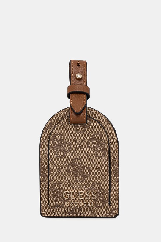 Чохол для паспорта та багажна бирка Guess Orlina коричневий TWX953.10370