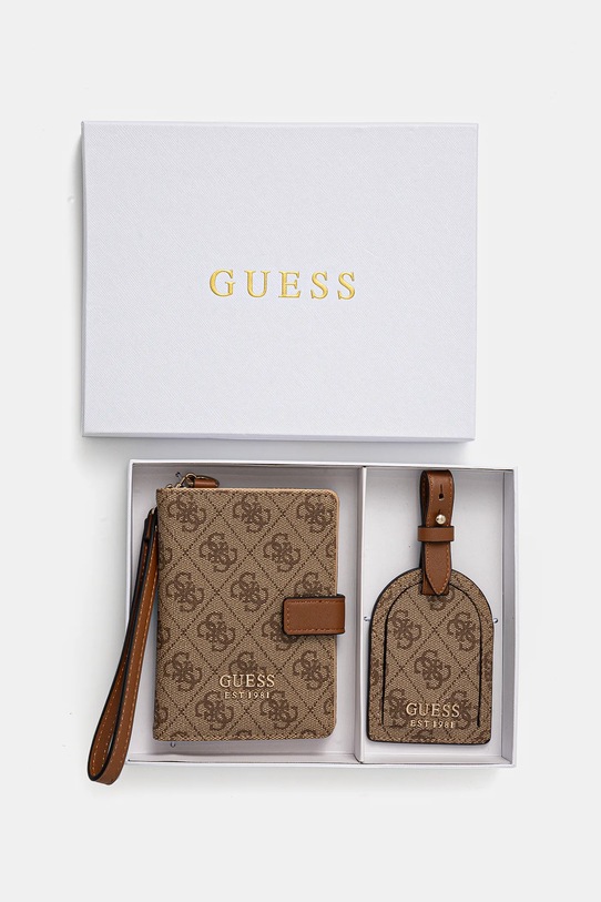 Guess husă pentru pașaport și etichetă pentru bagaj ORLINA TWX953.10370