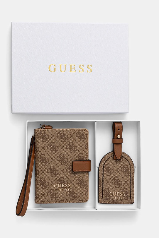 Guess husă pentru pașaport și etichetă pentru bagaj ORLINA TWX953.10370