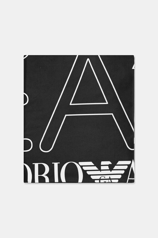 EA7 Emporio Armani prosop 160 x 90 cm CC487.914002 negru SS25