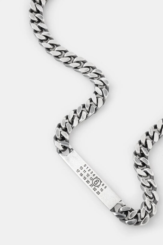 MM6 Maison Margiela biżuteria SM6UU0033.SV0235 srebrny SS25