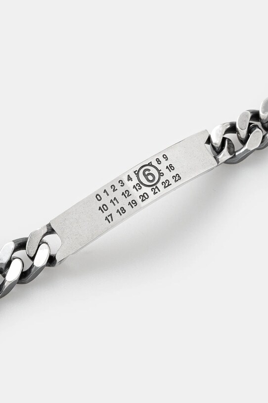 MM6 Maison Margiela bracelet SM6UY0049.SV0235 silver SS25