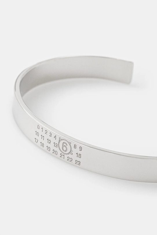 Narukvica MM6 Maison Margiela SM6UY0061.P6469 srebrna SS25