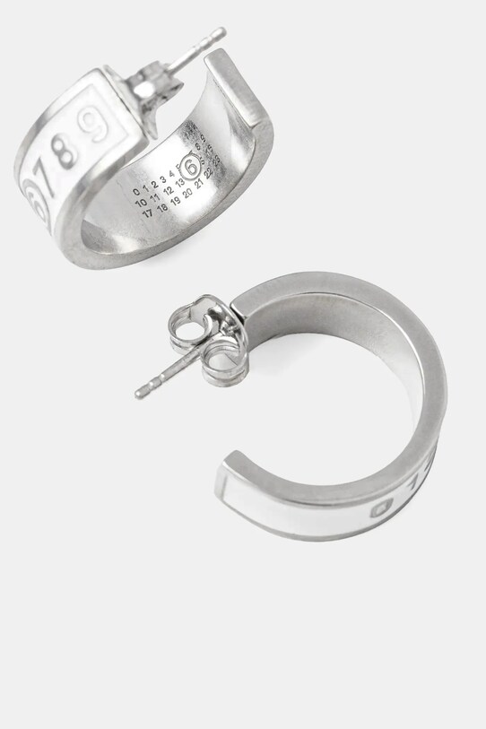 Náušnice MM6 Maison Margiela SM6VG0084.P7211 strieborná SS25