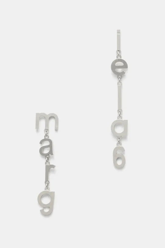 MM6 Maison Margiela earrings silver SM6VG0085.P7212