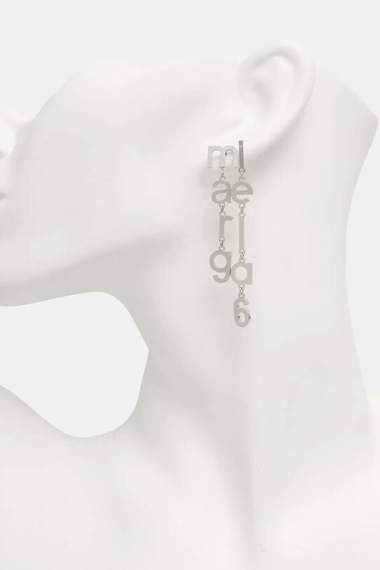 Αξεσουάρ Σκουλαρίκια MM6 Maison Margiela SM6VG0085.P7212 ασημί