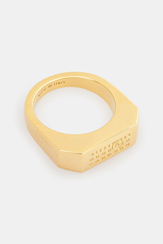 MM6 Maison Margiela pierścionek SM7UQ0076.P6469 złoty SS25
