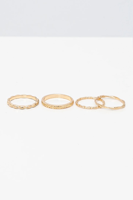 Akcesoria Aldo pierścionek TIRARI 8-pack TIRARI.710 złoty