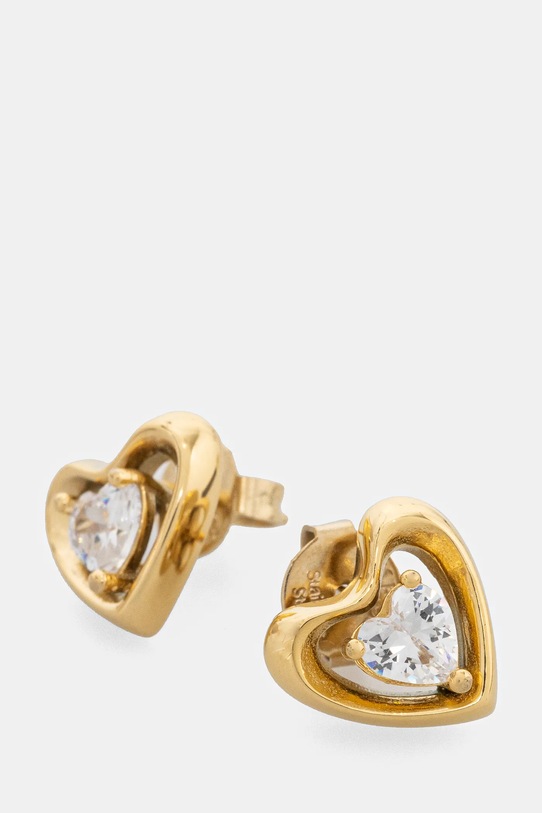Σκουλαρίκια Guess BELOVED JUBE05.024JW χρυσαφί SS25