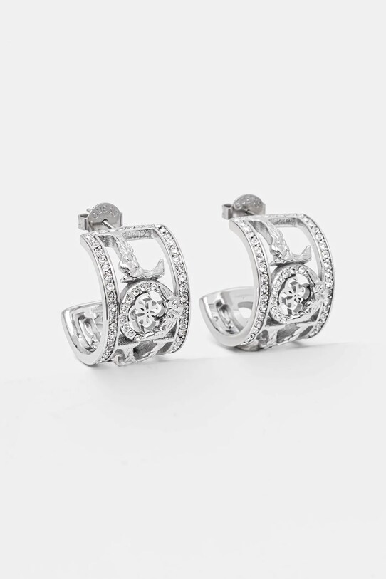Сережки Guess 4 LOVE циркон срібний JUBE05.036JW