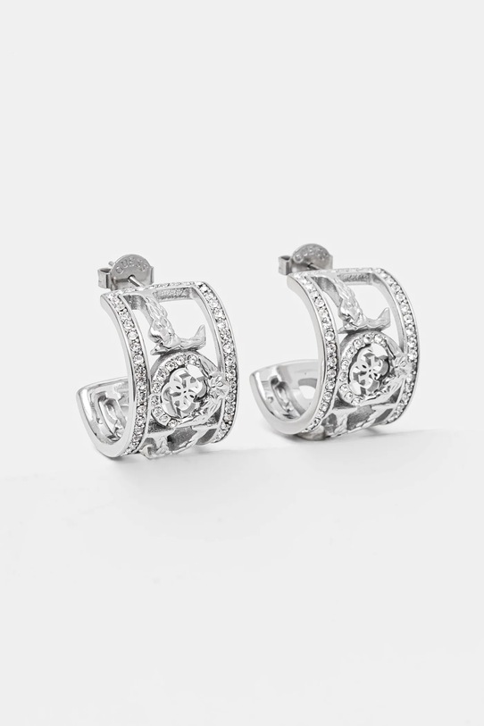 Náušnice Guess 4 LOVE Darčekový box strieborná JUBE05.036JW