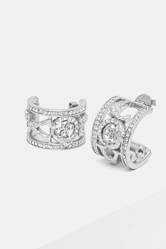 Doplnky Náušnice Guess 4 LOVE JUBE05.036JW strieborná