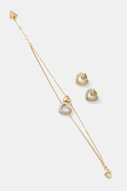 Браслет и серьги Guess BELOVED JUBS05.075JW золотой