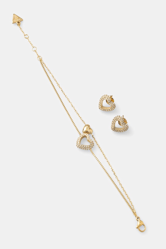 Гривна и обици Guess BELOVED JUBS05.075JW злато