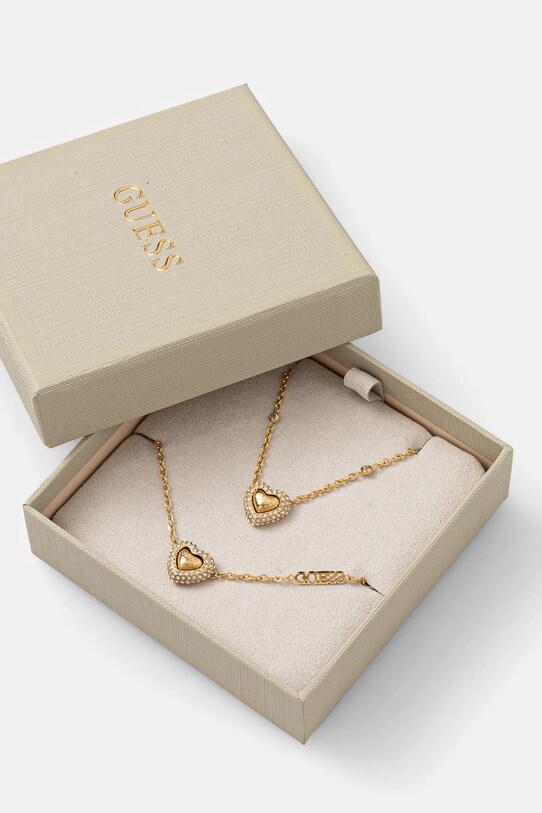 Accesorii Guess colier si bratara BELOVED JUBS05.078JW aur