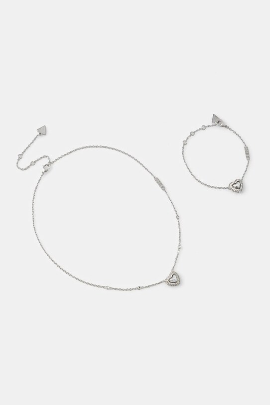 Кольє та браслет Guess BELOVED Gift Box срібний JUBS05.078JW