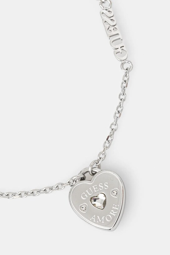Аксесоари Гривна и обици Guess AMORE JUBS05.079JW сребърен