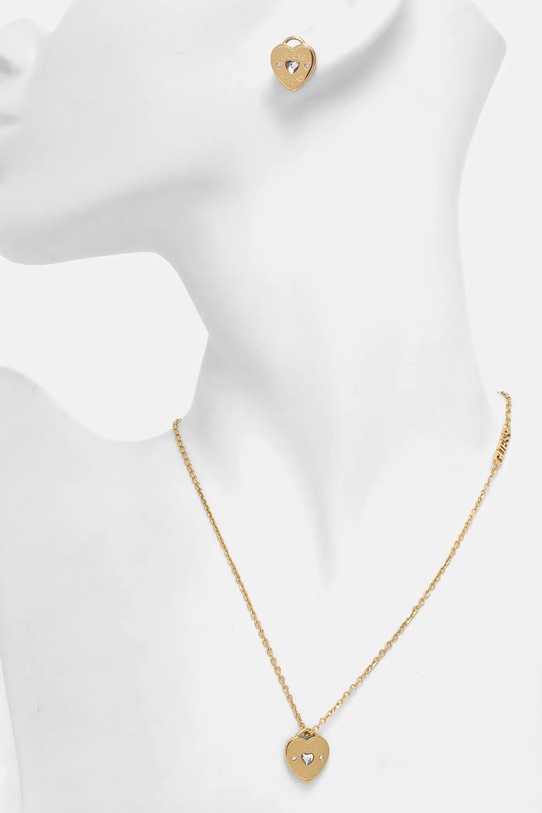 Guess naszyjnik i kolczyki AMORE złoty JUBS05.080JW