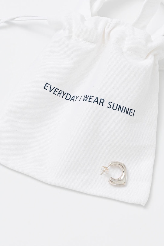 Sunnei orecchino d'argento ACCXJEW017 argento SS25