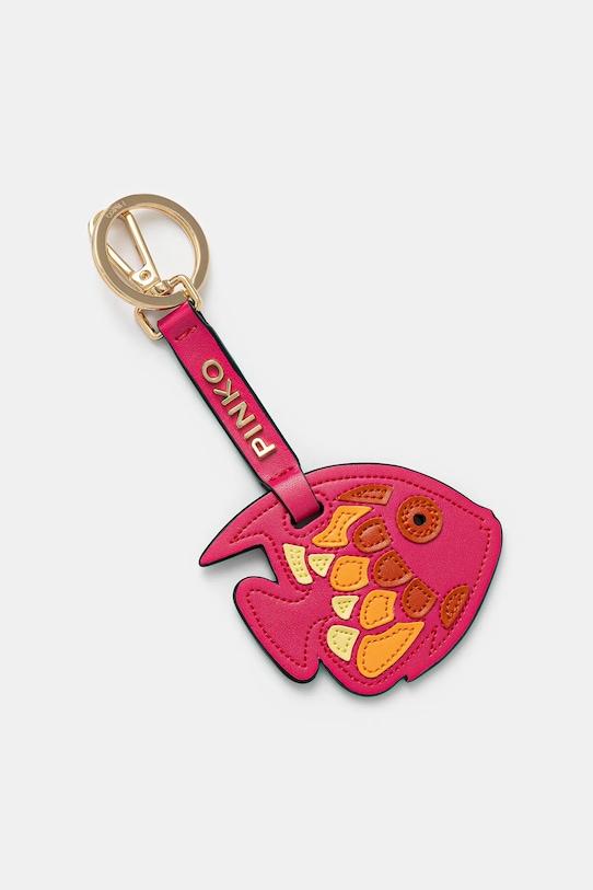 Pinko brelok skórzany różowy 105034.A2IK