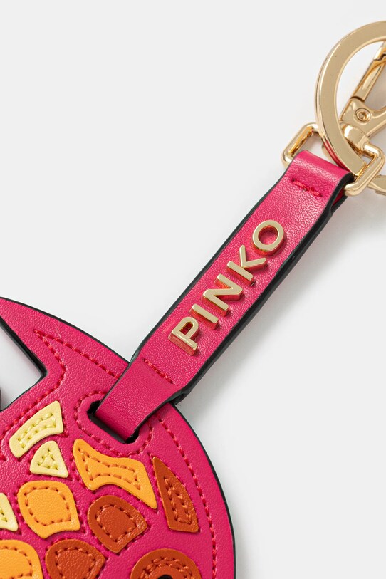 Кожаный брелок Pinko 105034.A2IK розовый SS25