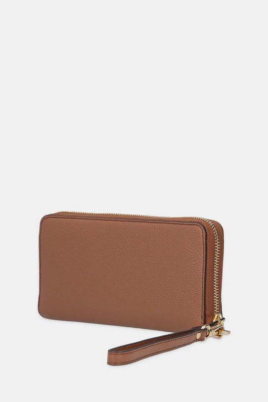 Kožená peněženka MICHAEL Michael Kors 32T4GJ6E7L hnědá SS25