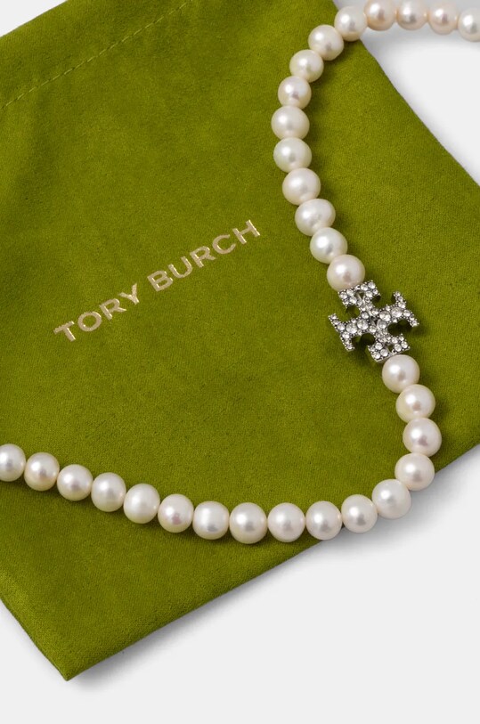 Náhrdelník Tory Burch Kira Pearl bílá 164617.056