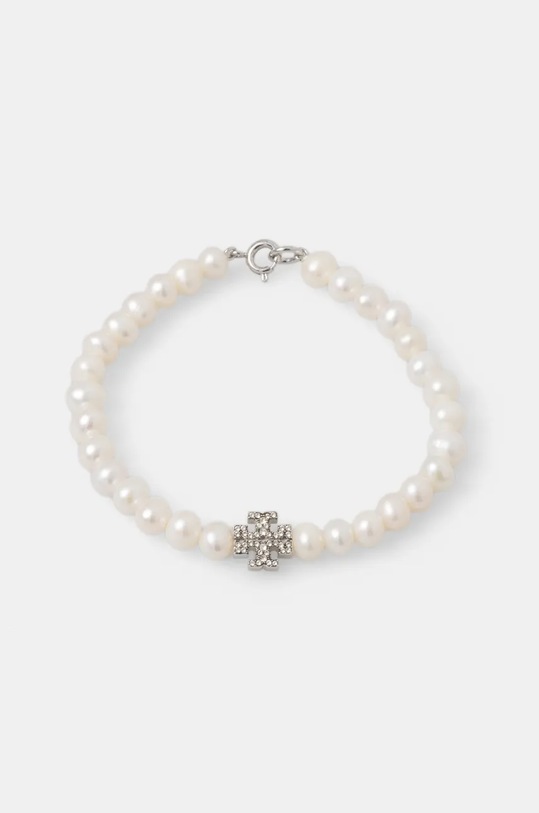 Náramok Tory Burch Kira Pearl biela 167335.047